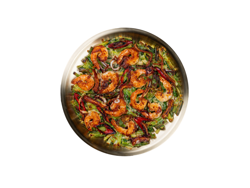 왕새우해물파전